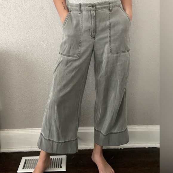 GAP Denim - GAP Charcoal Wide Leg Flare Women's Jeans/Pants